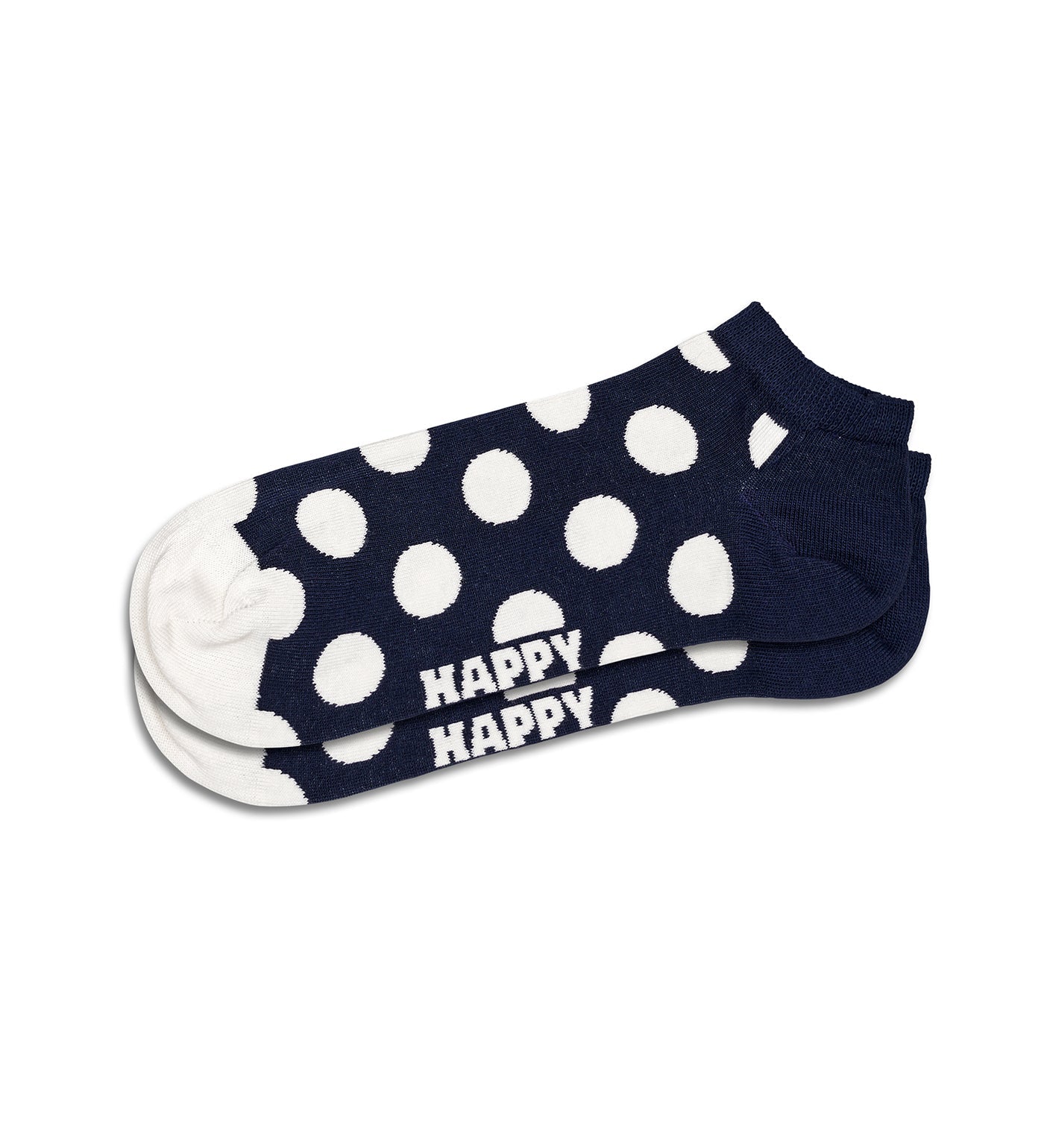 Colorful unisex ankle length socks with large dots, perfect for men and women. Vibrant design adds flair to any outfit.