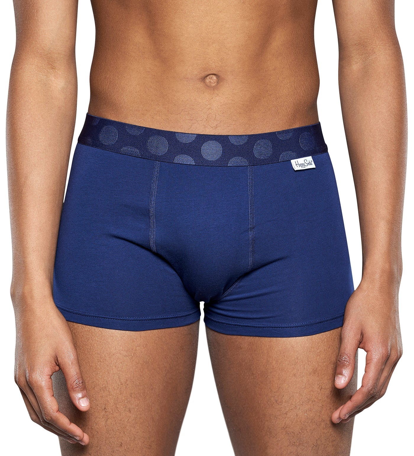 Brightly colored men's trunks featuring bold big dot patterns, included in a 2-pack for vibrant fun and comfortable fit.