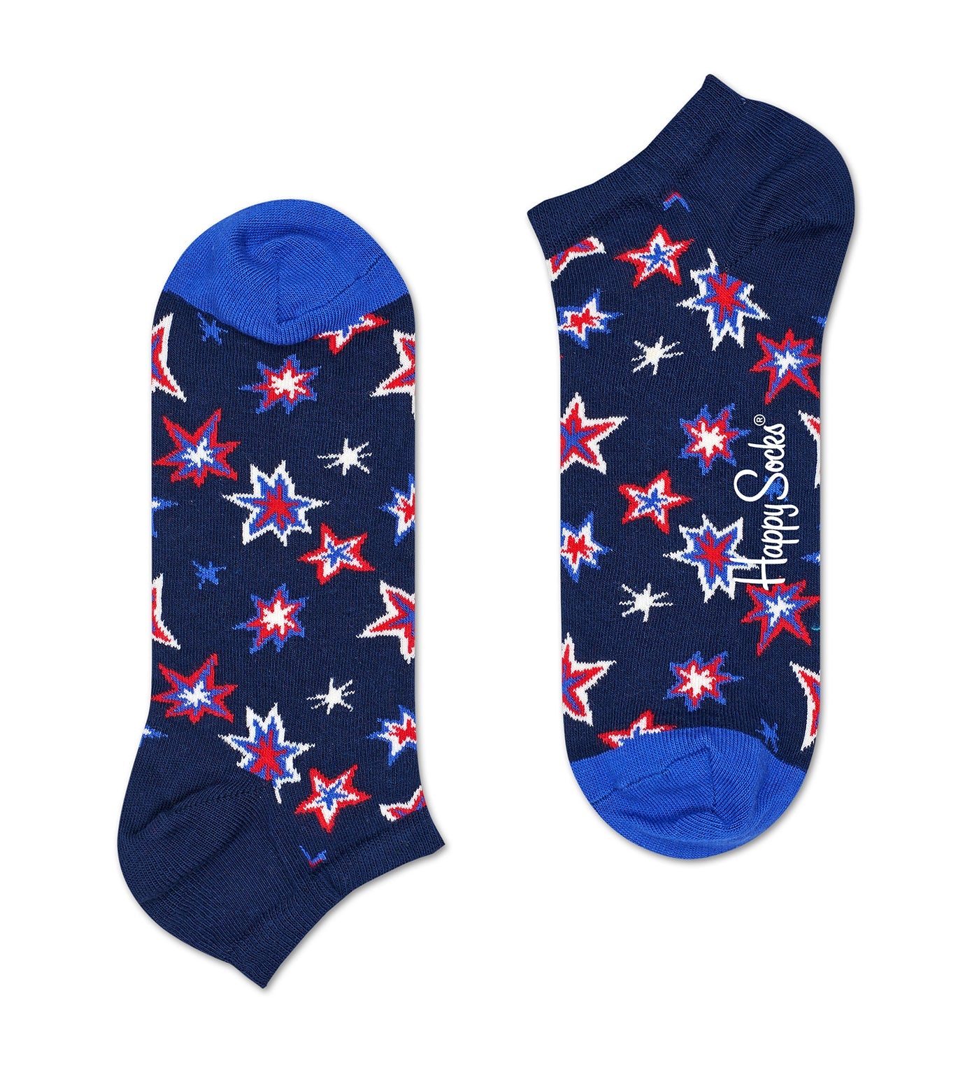 Comic-style ankle length socks with a “Bang!” pop-art design, perfect for women and men who enjoy fun, expressive fashion.