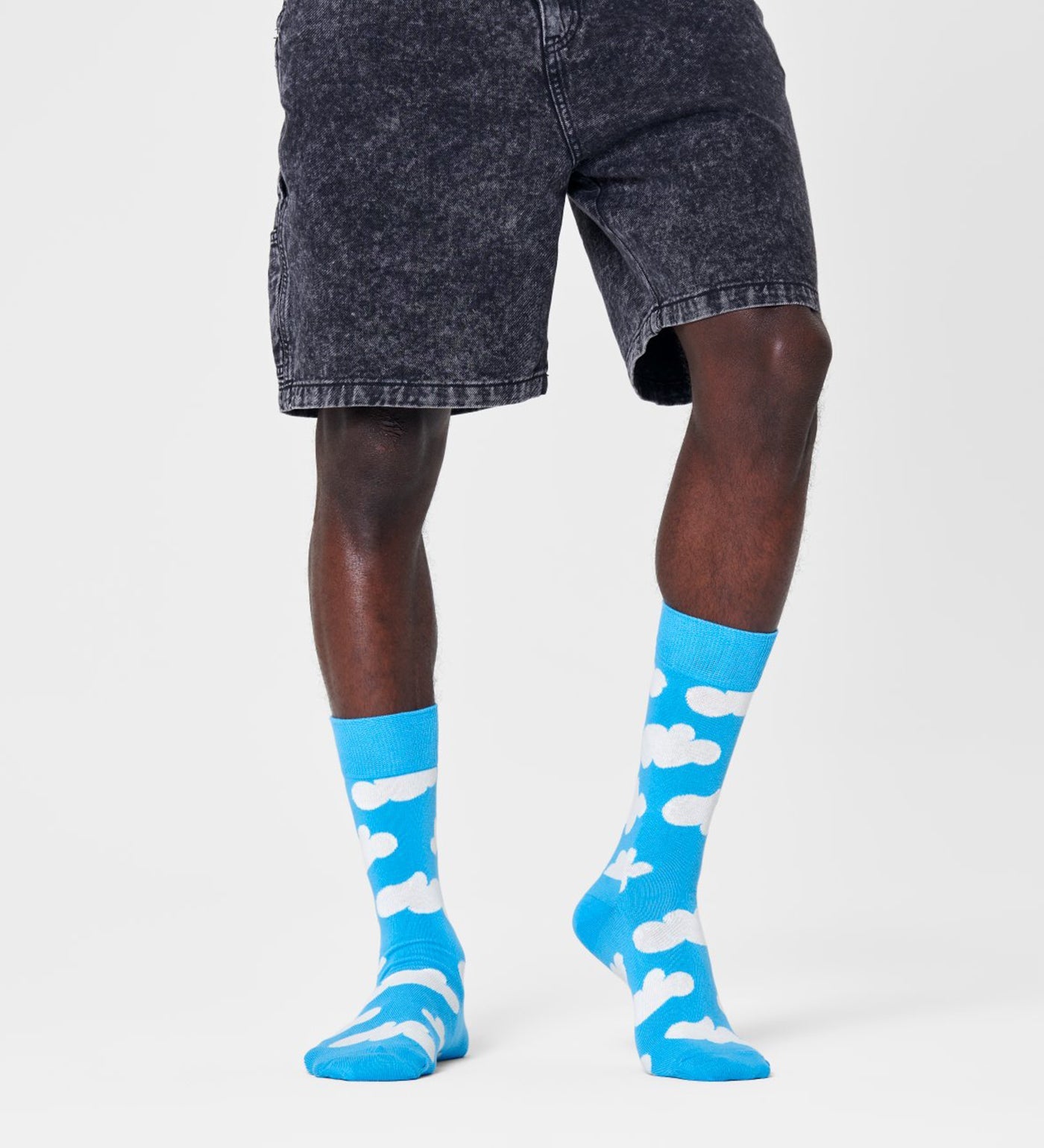 Happy Socks Unisex Cloudy Crew Length Socks for Women and Men