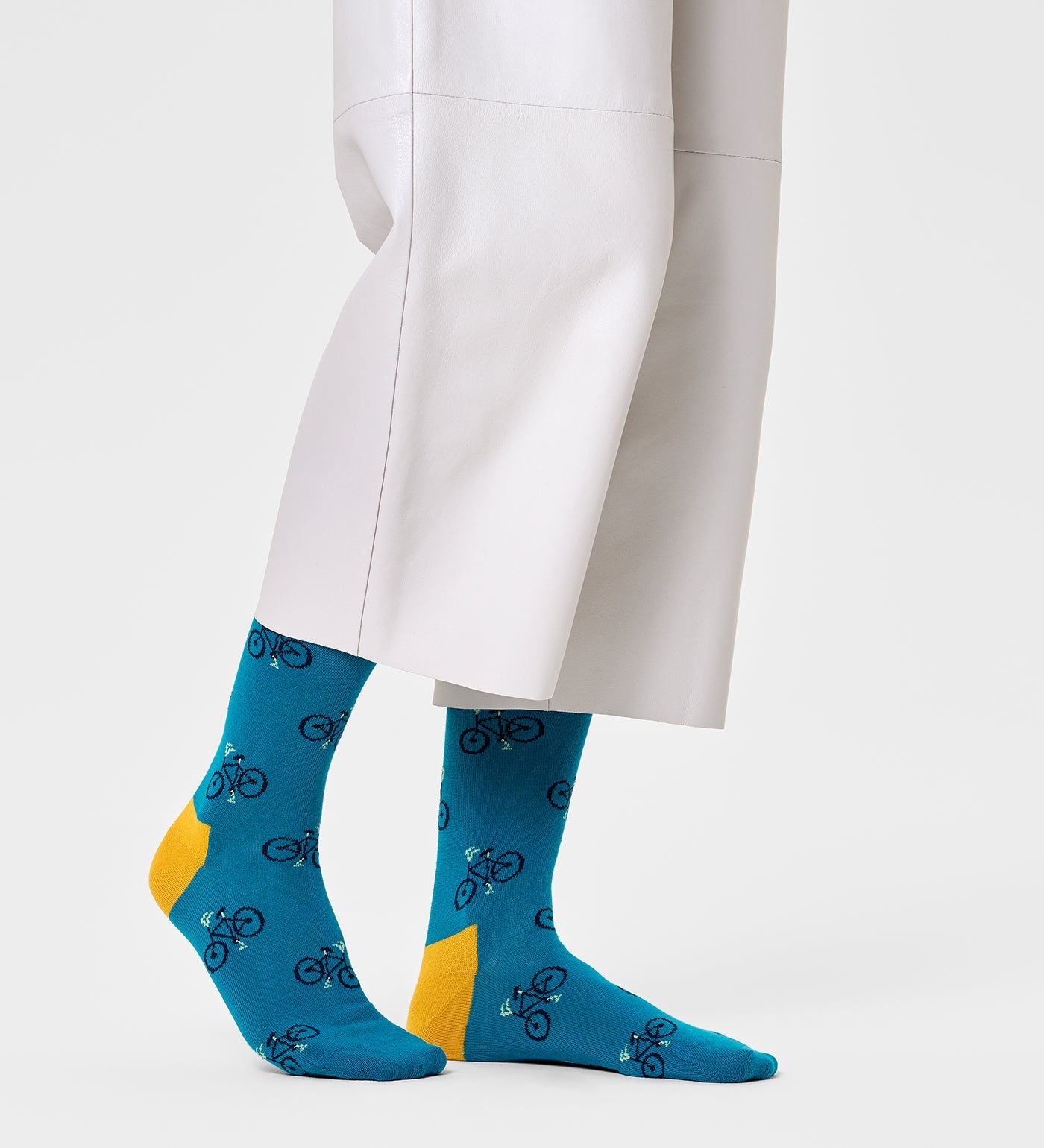 Happy Socks Unisex Bike Crew Length Socks for Women and Men