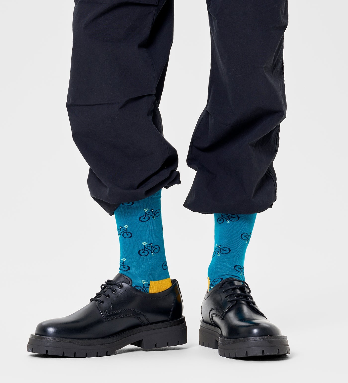 Happy Socks Unisex Bike Crew Length Socks for Women and Men