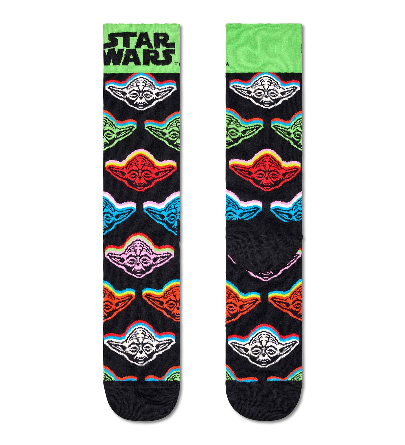Happy Socks Unisex Star Wars™ Yoda Crew Length Socks for Women and Men