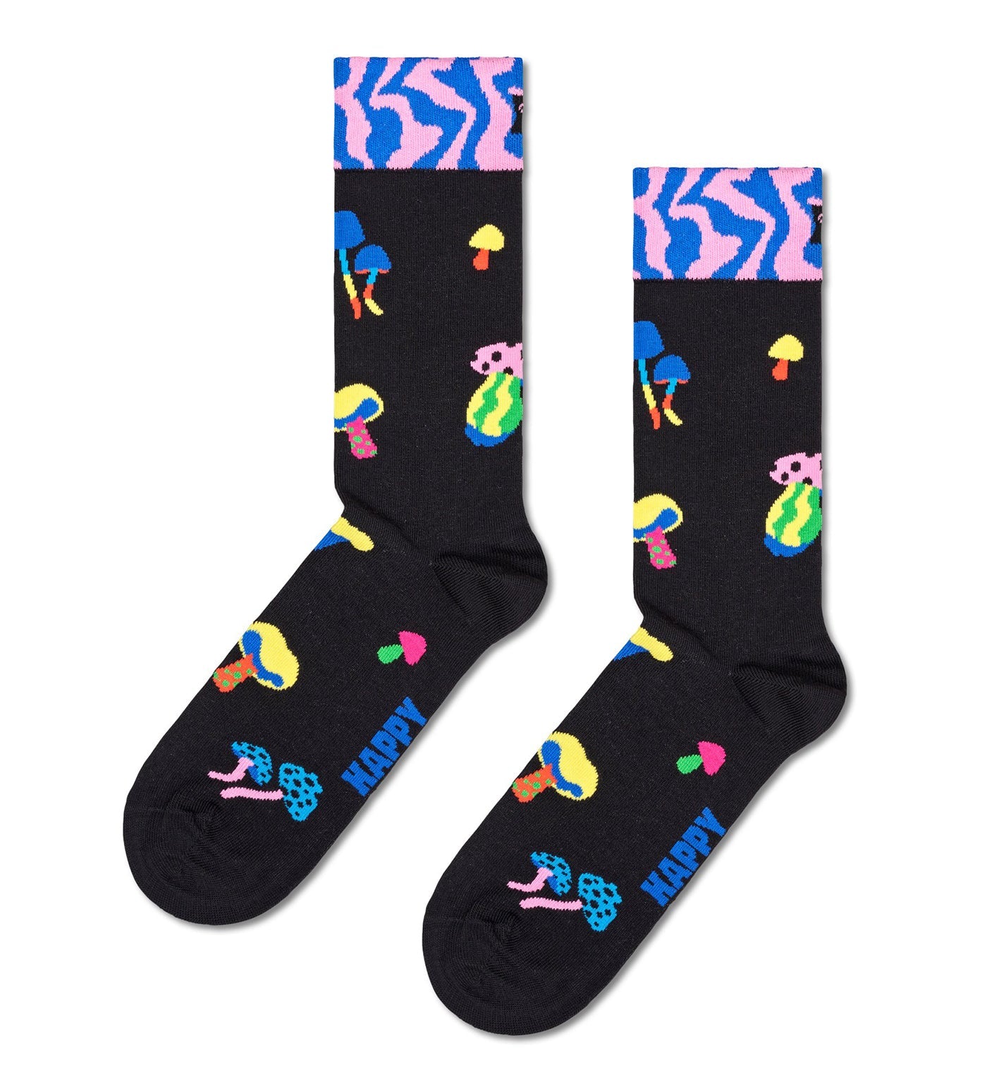 Colorful Happy Socks Unisex 4-Pack featuring whimsical Wonderland designs, perfect for women and men. Great gift set!