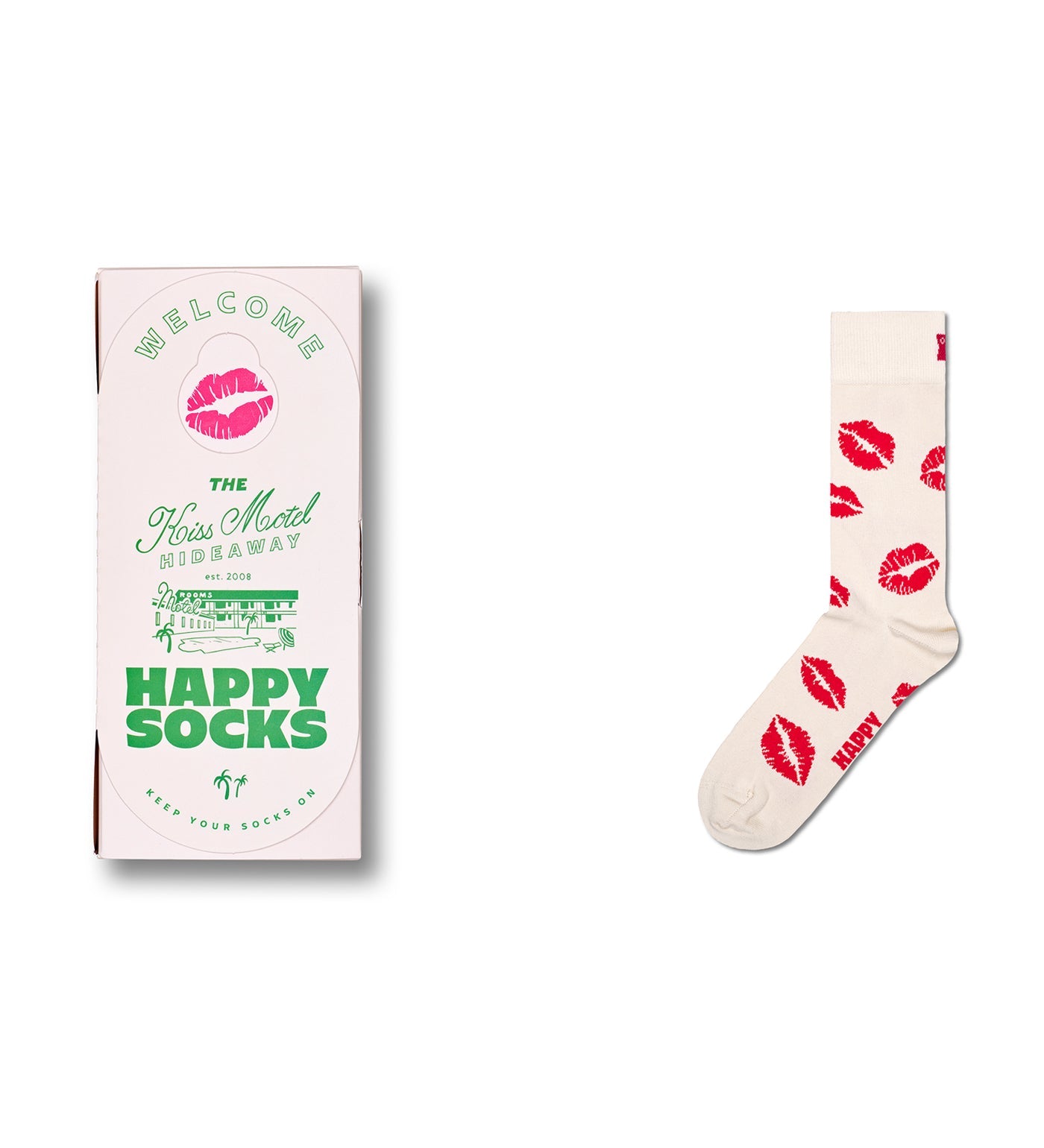 Happy Socks Unisex 1-Pack Do Not Disturb Crew Length Socks Gift Set for Women and Men