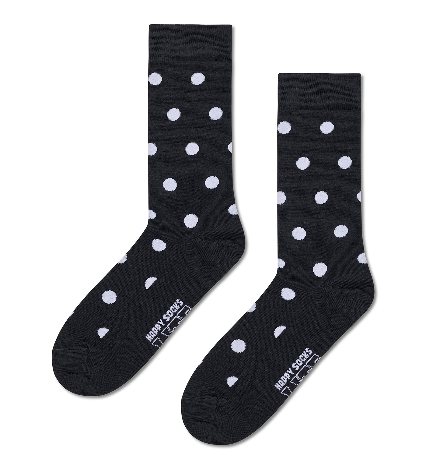 Happy Socks Unisex LITE Dot Crew Length Socks for Women and Men