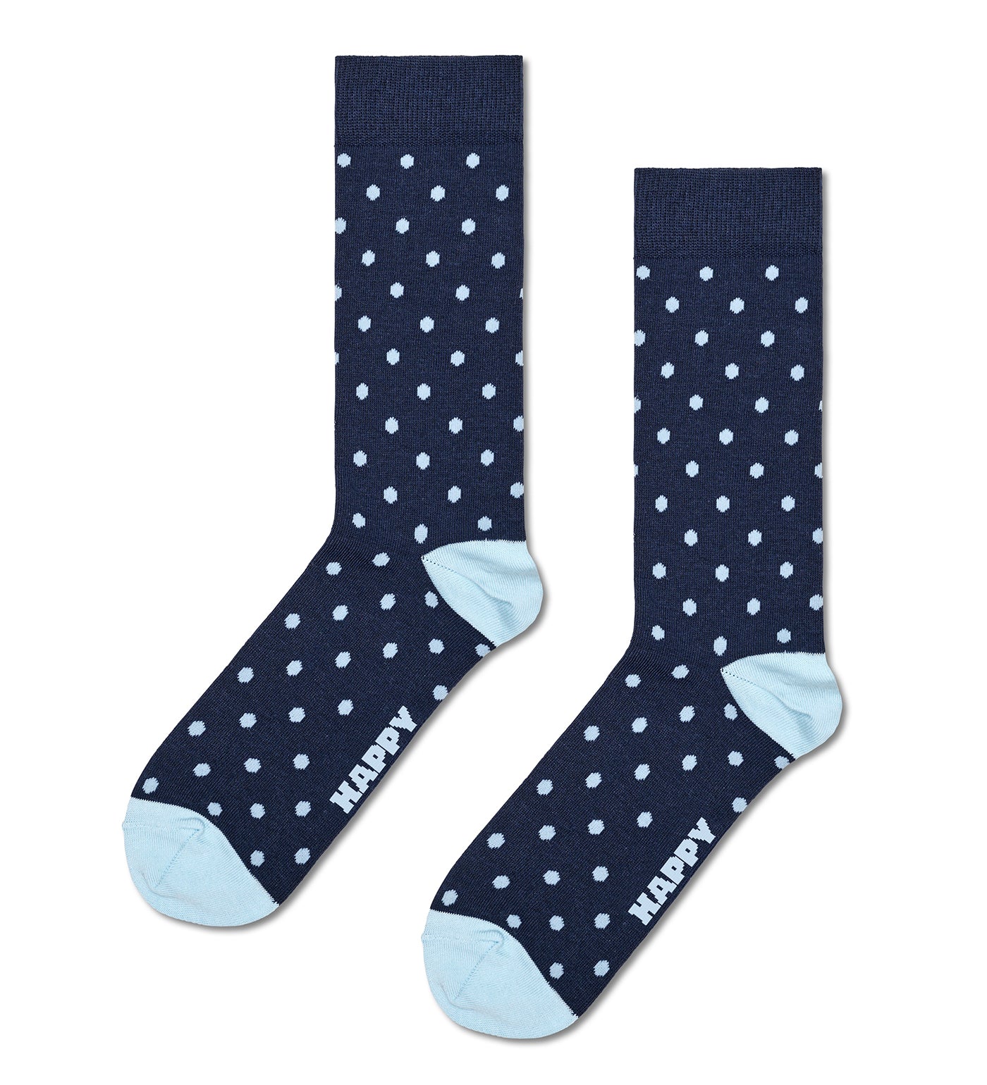 Happy Socks Unisex LITE Mini Dot Crew Length Socks for Women and Men