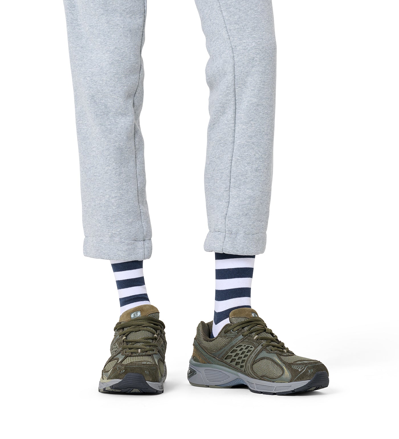 Happy Socks Unisex LITE Big Stripe Crew Length Socks for Women and Men