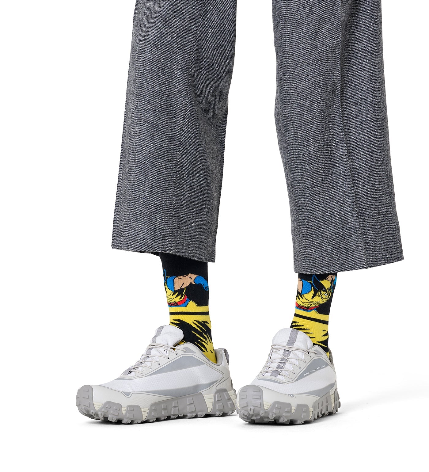 Happy Socks Unisex MARVEL™ X-Men Wolverine Crew Length Socks for Women and Men