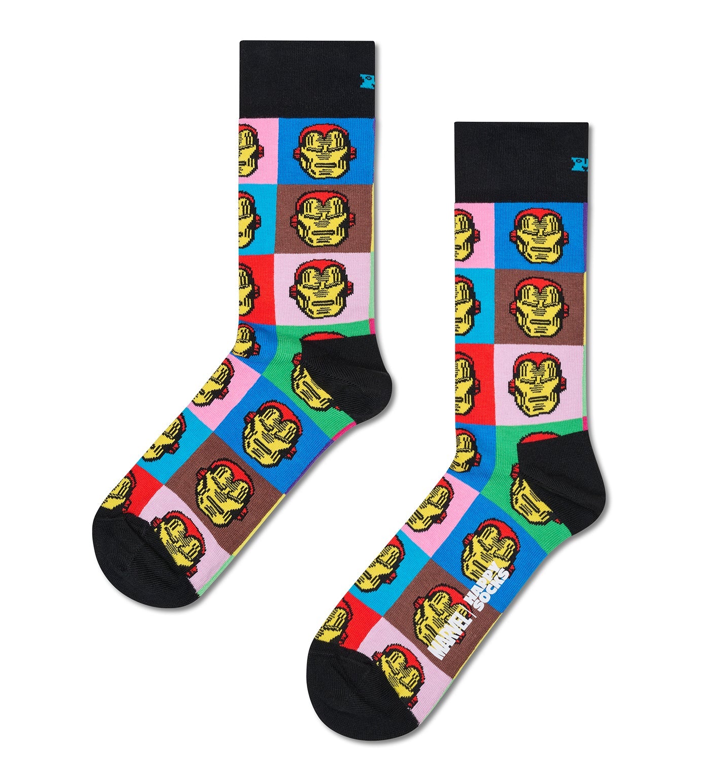 Happy Socks Unisex MARVEL™ Avengers 3-Pack Crew Length Socks Gift Set for Women and Men