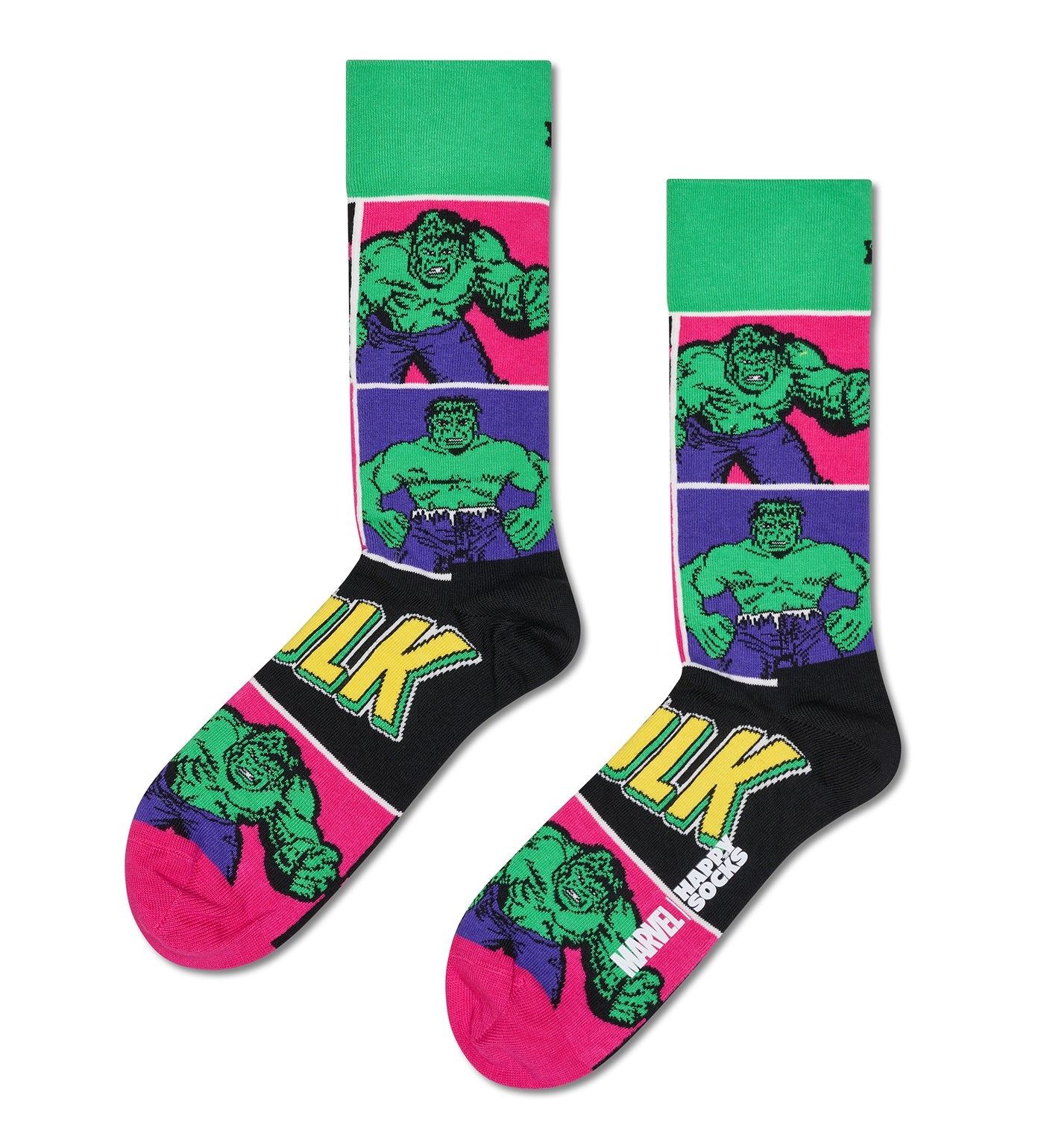 Happy Socks Unisex MARVEL™ Avengers 3-Pack Crew Length Socks Gift Set for Women and Men