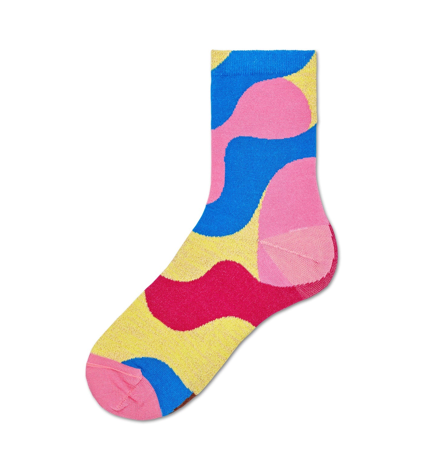 Colorful Alice Calf Length Socks for Women by Happy Socks, featuring playful patterns and comfortable fit.