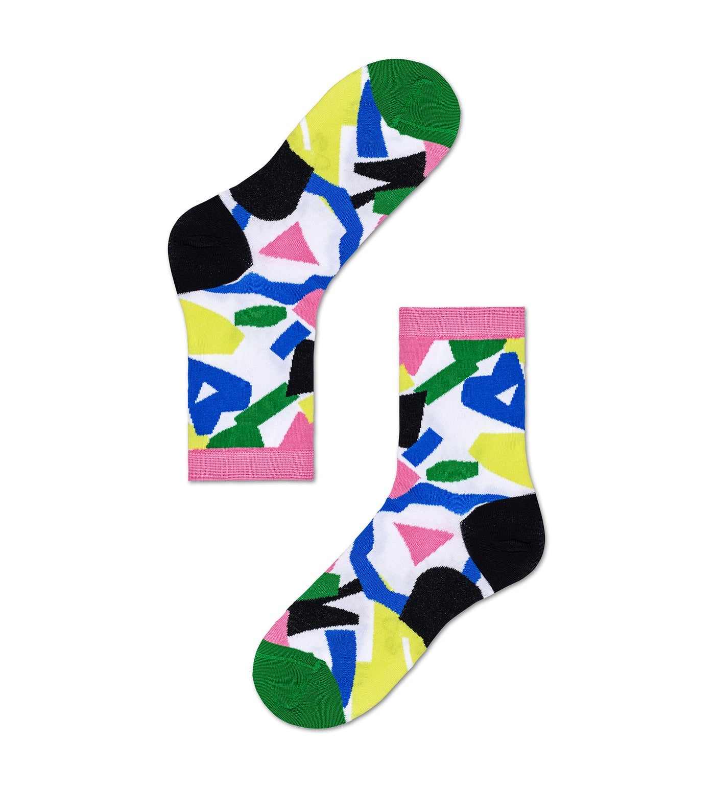 Colorful, patterned Elsa calf-length socks for women by Happy Socks, stylish and comfortable for everyday wear.