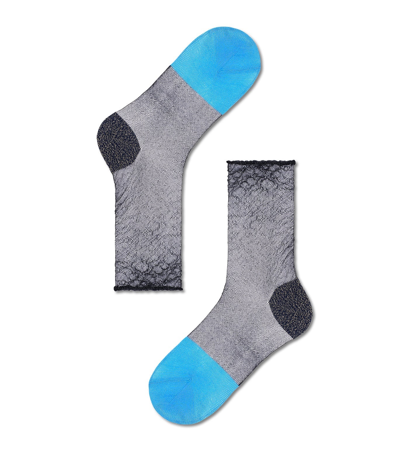 Brightly patterned Happy Socks Franca Calf Length Socks for Women, featuring vibrant colors and playful designs.