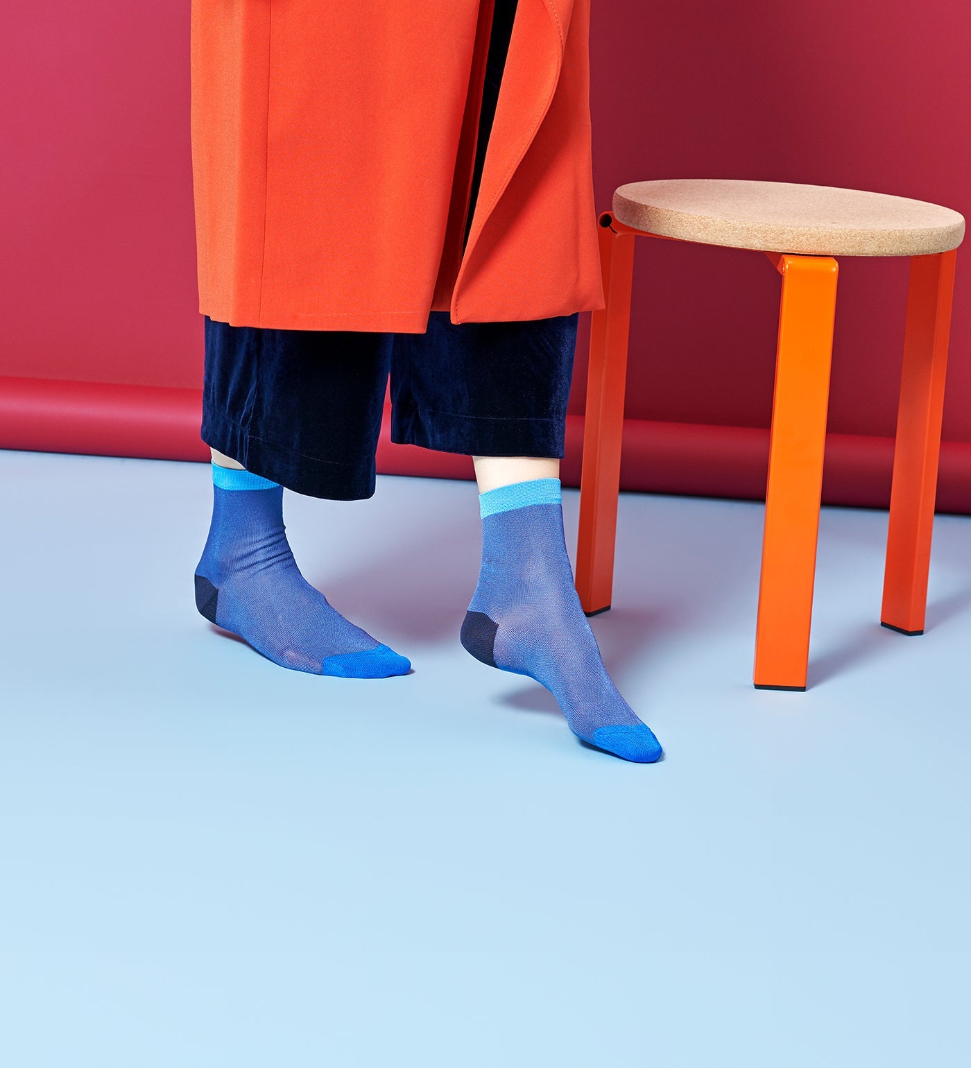 Brightly colored Happy Socks Grace calf-length socks for women with playful patterns and comfortable fit.
