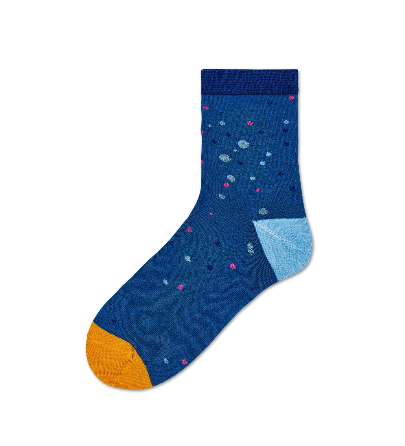 Bright, colorful Happy Socks Lola Calf Length Socks for women, featuring playful patterns and vibrant designs for stylish comfort.