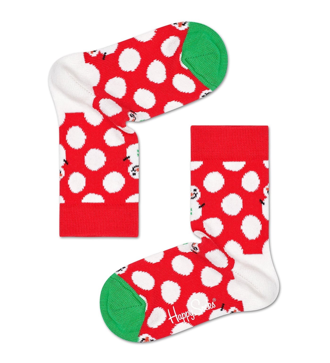 Colorful Happy Socks unisex holiday crew socks for kids, perfect as a fun gift set for the festive season.