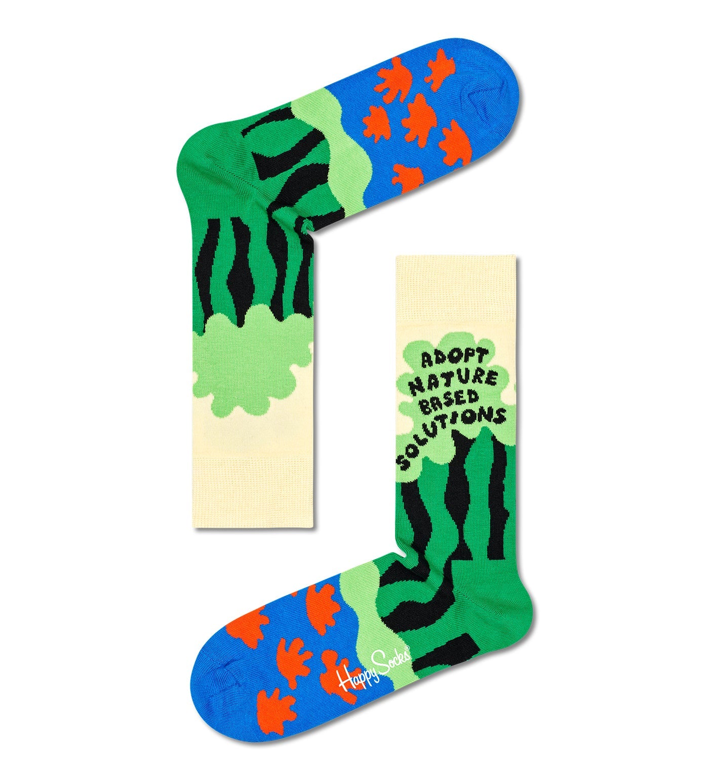 Colorful WWF-themed crew socks gift set for women and men, featuring vibrant patterns in a 4-pack.