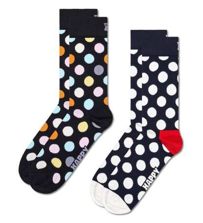 2-Pack Classic Big Dot Socks by Happy Socks India