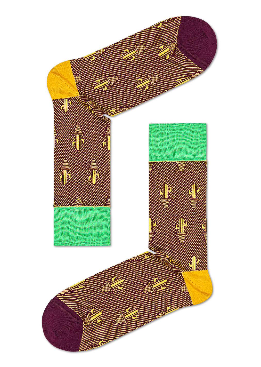 Dressed Cactus Crew Sock by Happy Socks India