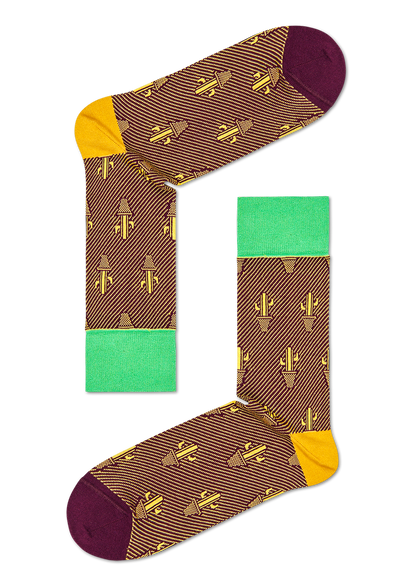 Dressed Cactus Crew Sock by Happy Socks India