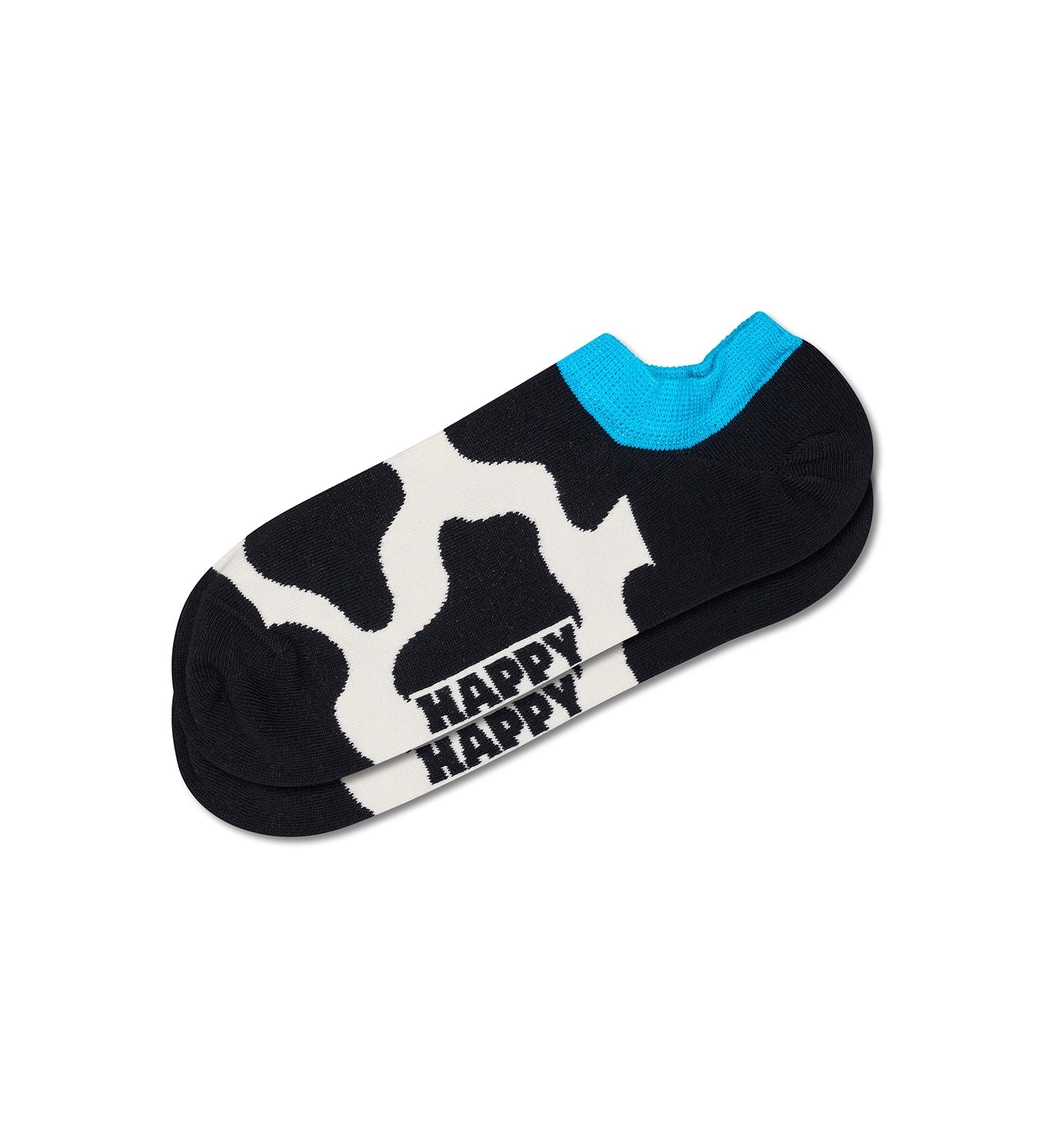 Happy Socks Unisex Cow Designer Ankle Length Socks for Women and Men