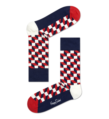 Filled Optic Sock by Happy Socks India