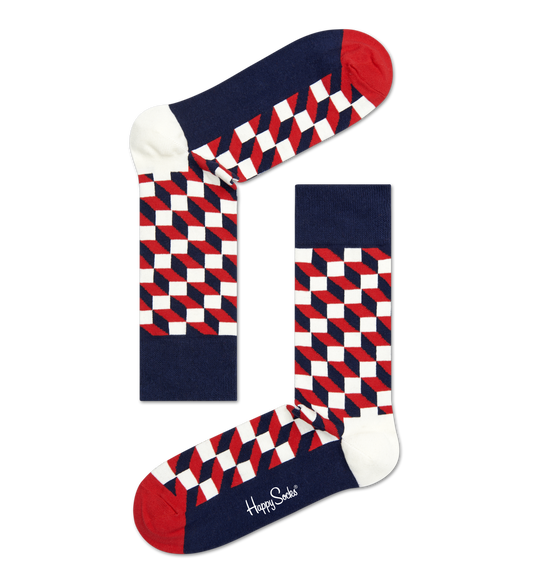 Filled Optic Sock by Happy Socks India