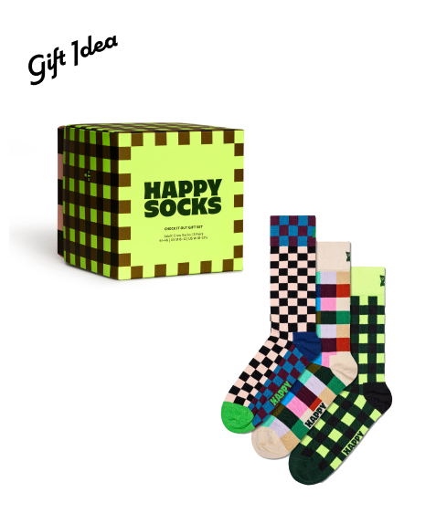 Pack of 3 Check It Out Socks Gift Set