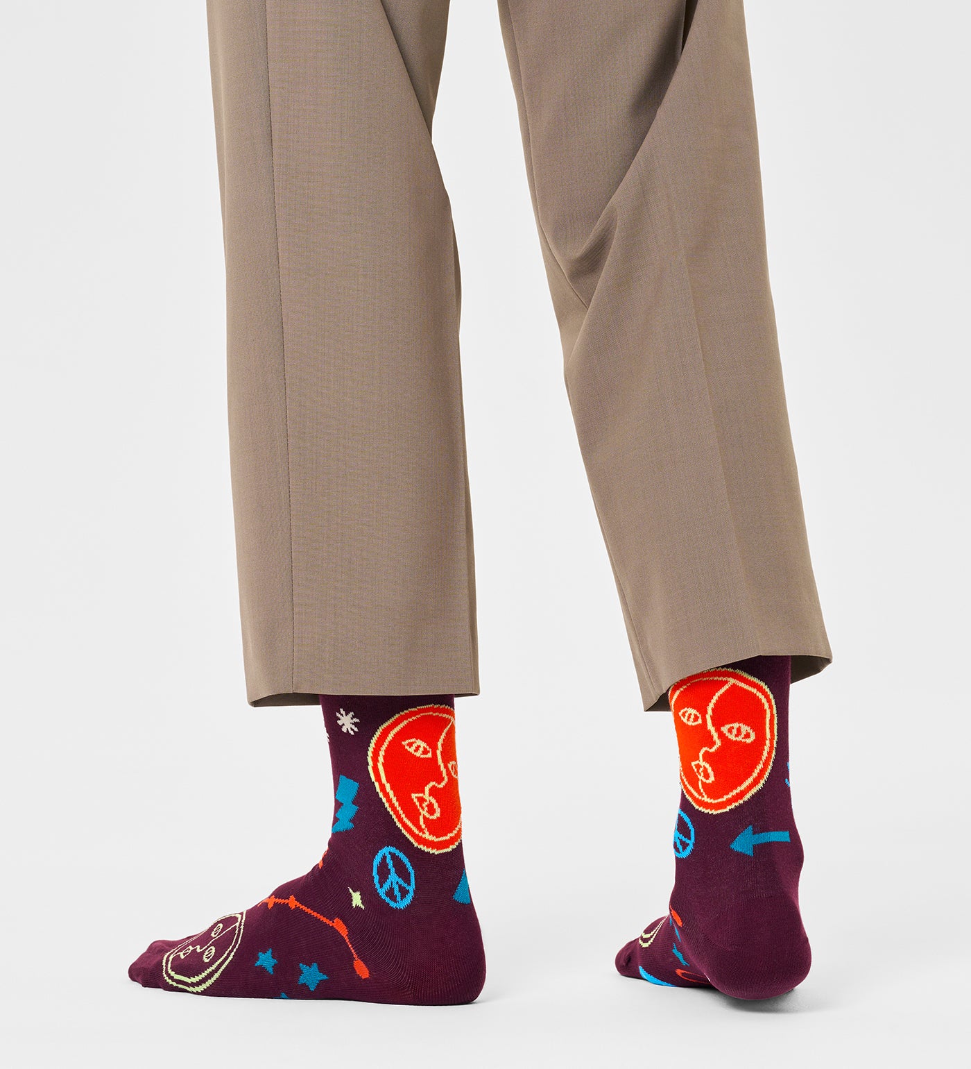 Happy Socks Unisex Gemini Crew Length Socks for Women and Men