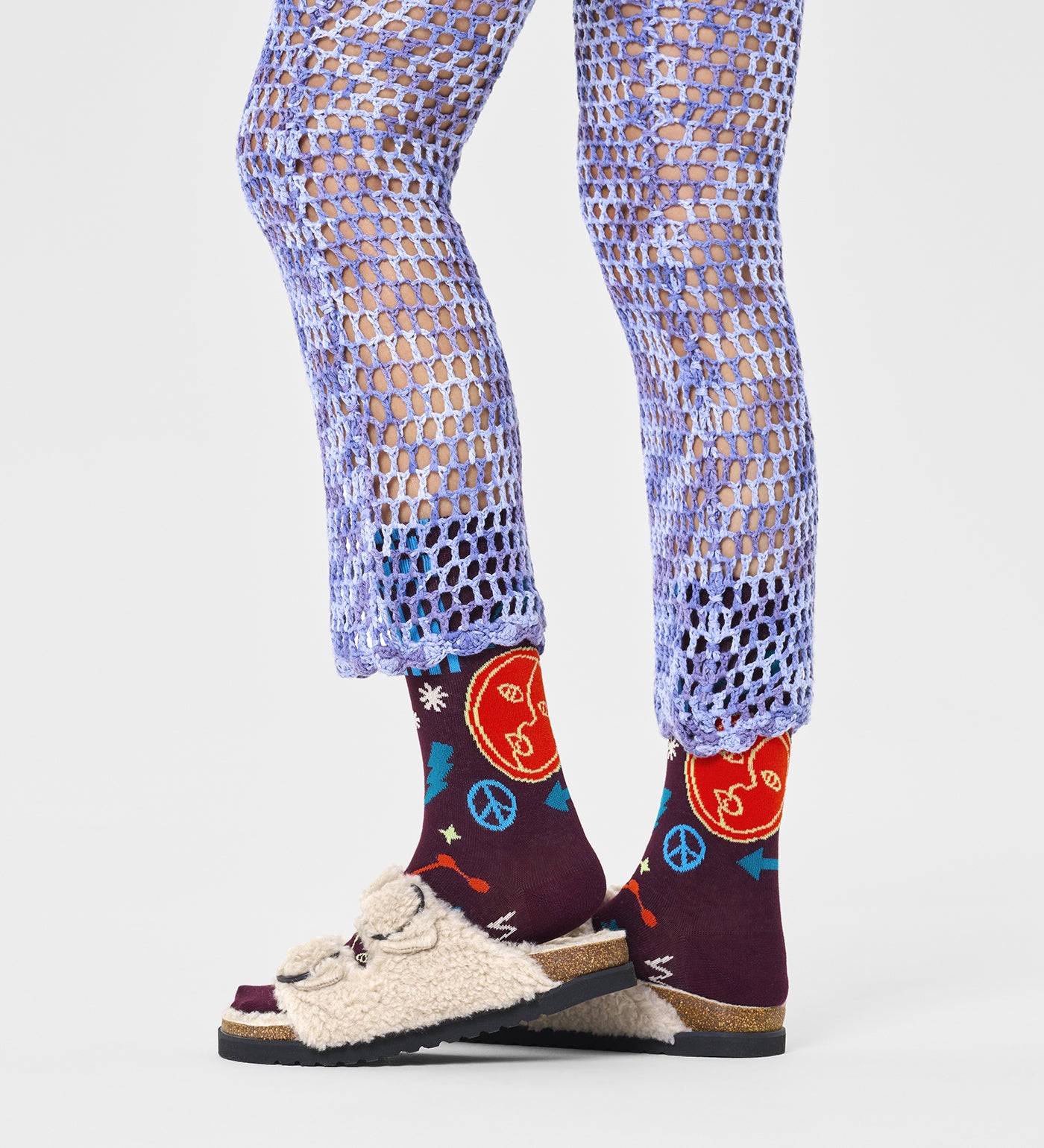 Happy Socks Unisex Gemini Crew Length Socks for Women and Men