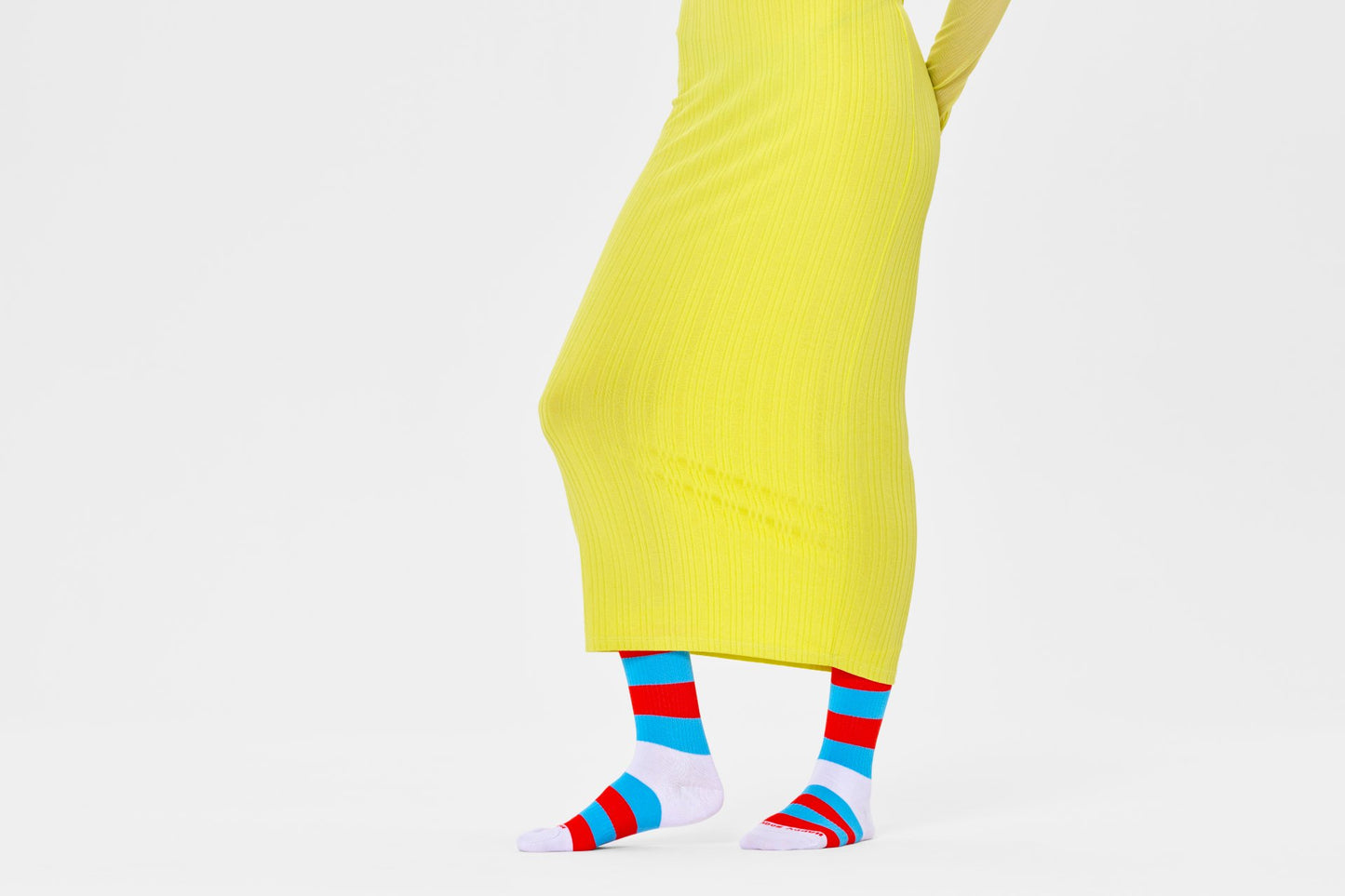 Stripe It 3/4 Crew Sock by Happy Socks India