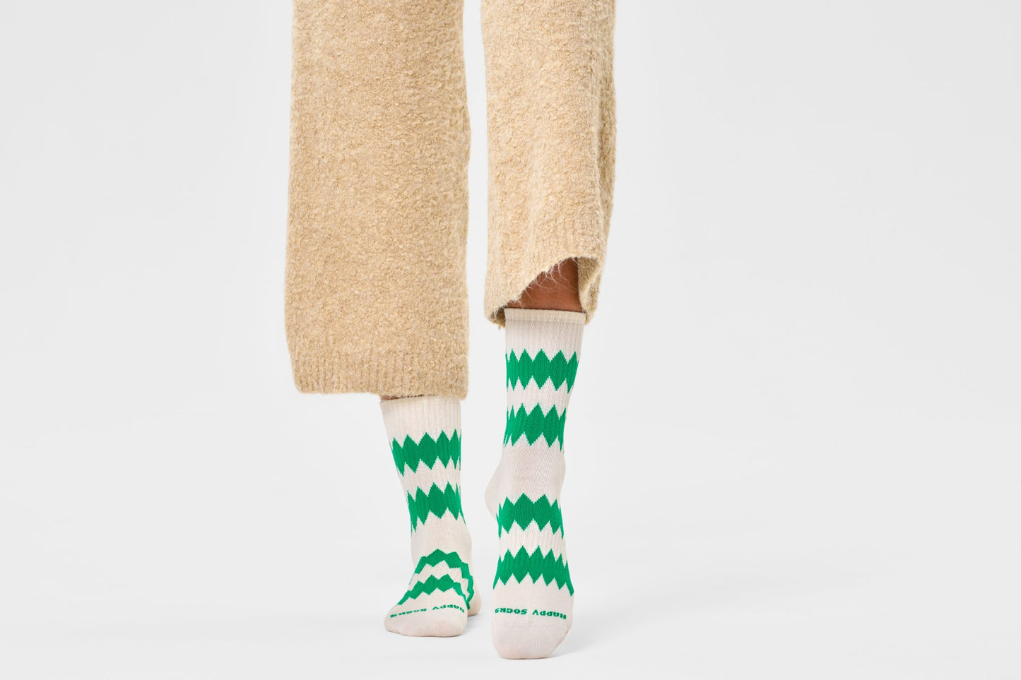 Zigzag 3/4 Crew Sock by Happy Socks India