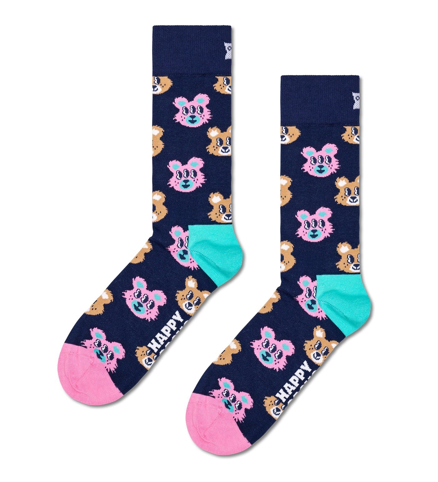 Colorful Happy Socks Unisex 4-Pack featuring whimsical Wonderland designs, perfect for women and men. Great gift set!