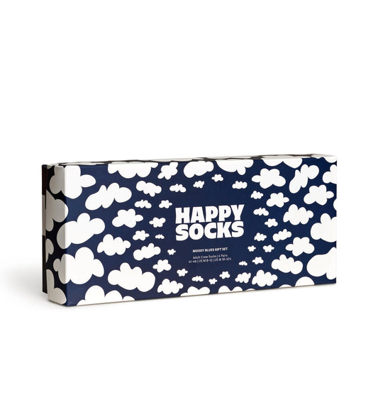 4-Pack Moody Blues Socks Gift Set by Happy Socks India