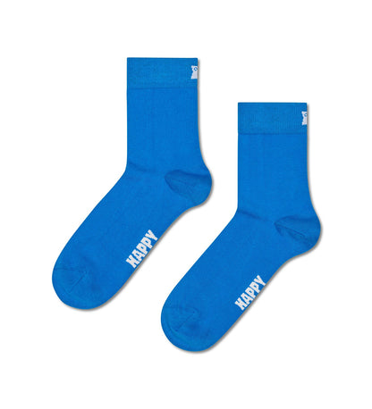 Happy Socks Unisex Multicolored 3-Pack Solid Ankle Length Socks for Women and Men