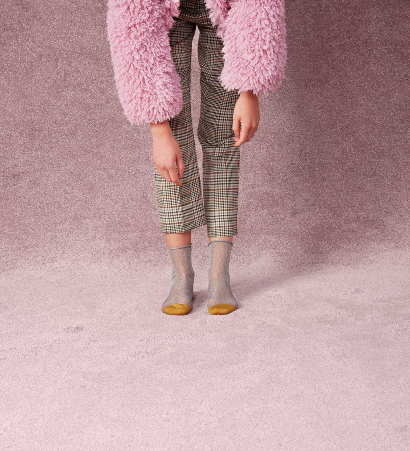 Brightly patterned Happy Socks Emma calf-length socks for women, offering vibrant style and comfortable fit for everyday wear.