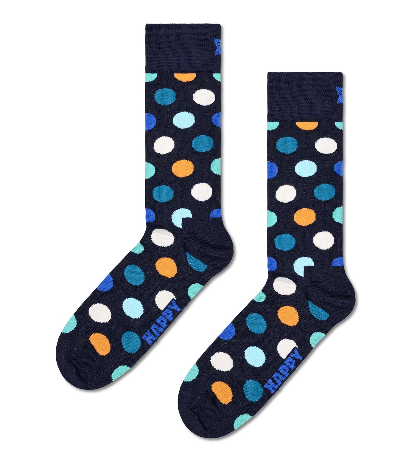 Happy Socks Unisex 4-Pack Multi-Color Crew Length Socks Gift Set for Women and Men