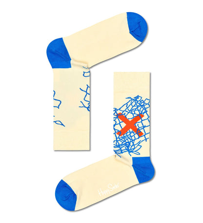 Colorful WWF-themed crew socks gift set for women and men, featuring vibrant patterns in a 4-pack.